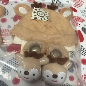 Baby set little Me Reindeer hat n booties